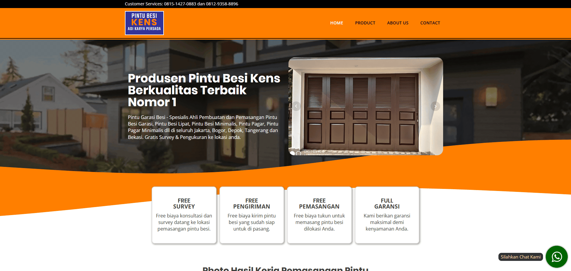 Contoh visual website untuk strategi pemasaran perumahan dan properti 2026