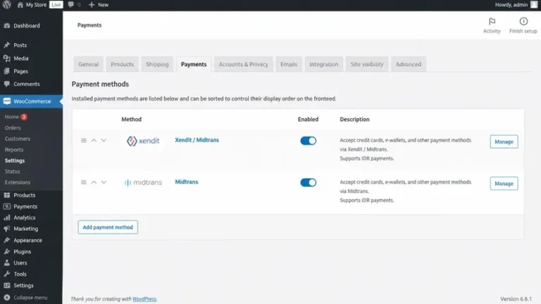 integrasi payment gateway donasi Indonesia Xendit Midtrans di WooCommerce WordPress integrasi payment gateway donasi Indonesia Xendit Midtrans di WooCommerce WordPress