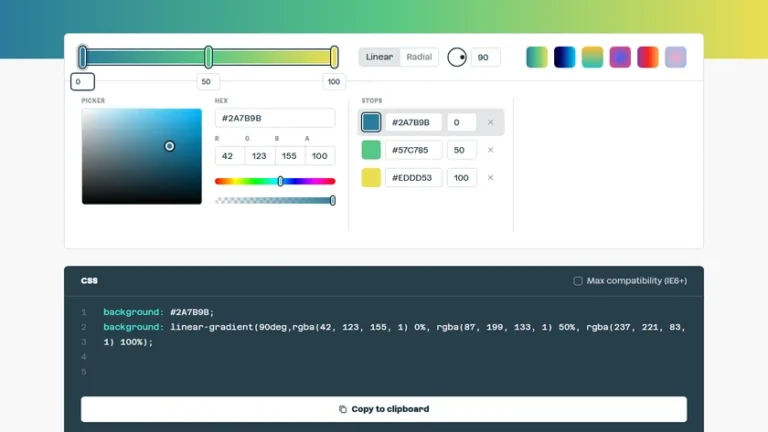 CSS Gradient untuk Website: Cara Membuat Background, Text & Gradient Generator