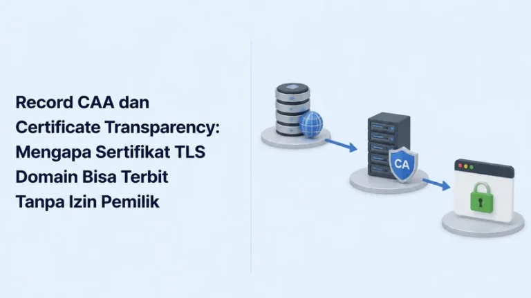Record CAA dan Certificate Transparency: Mengapa Sertifikat TLS Domain Bisa Terbit Tanpa Izin Pemilik