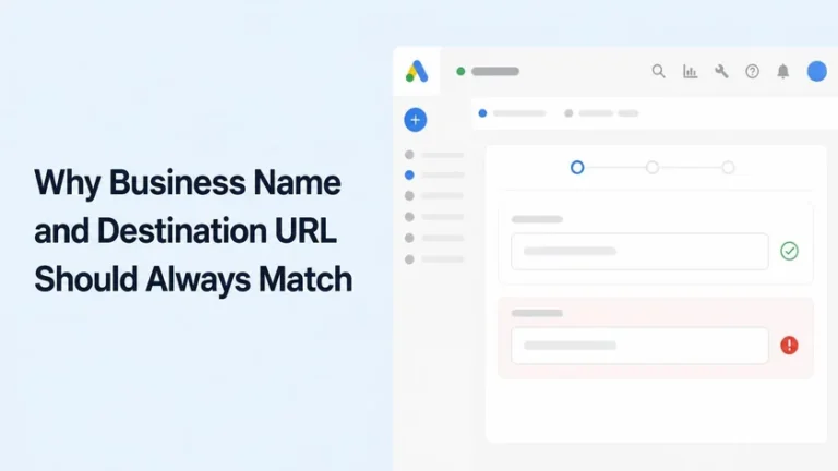 Kebijakan nama bisnis Google Ads dan domain tujuan iklan Kebijakan nama bisnis Google Ads dan domain tujuan iklan