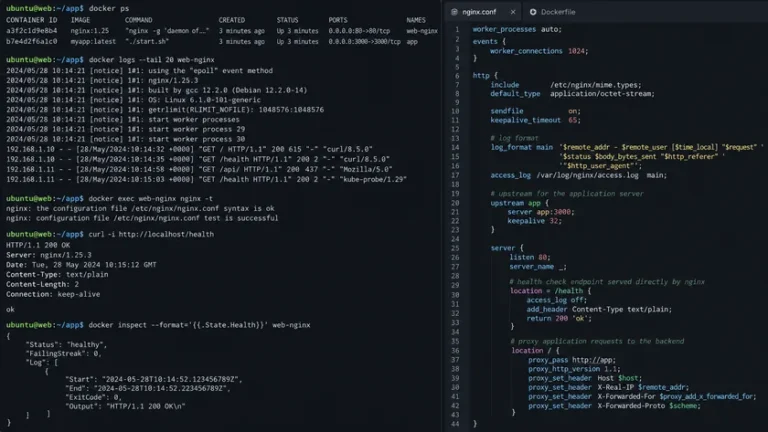Skema self host Next.js di VPS dengan Docker standalone dan Nginx reverse proxy Skema self host Next.js di VPS dengan Docker standalone dan Nginx reverse proxy