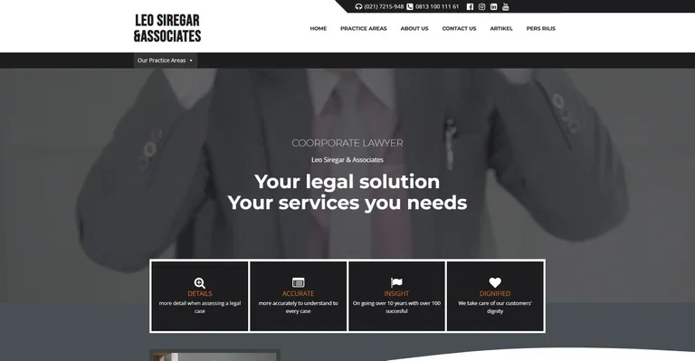 4 Contoh Website Pengacara & Kantor Hukum Berbasis WordPress