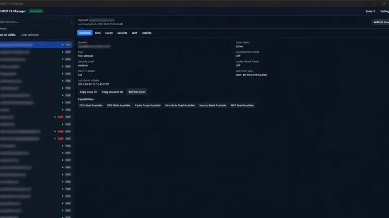 Cloudflare Manager Multi-Zone: MM MCP CF Manager Buka Source MIT lewat MCP Resmi