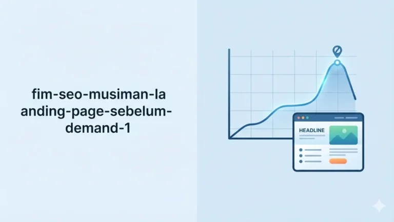 SEO Musiman: Siapkan Landing Page Sebelum Permintaan Naik SEO Musiman: Siapkan Landing Page Sebelum Permintaan Naik