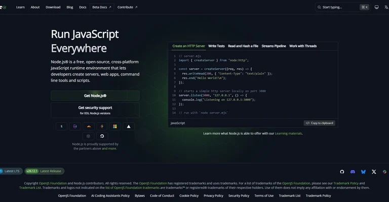 Node.js Rilis 26.12.1, 24.22.1, dan 22.23.4 untuk Menambal Celah Keamanan Node.js Rilis 26.12.1, 24.22.1, dan 22.23.4 untuk Menambal Celah Keamanan