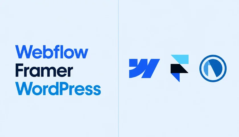 Webflow, Framer, atau WordPress untuk Website Klien: Kapan Pilih yang Mana?